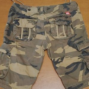 Superdry camo cargo shorts